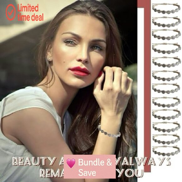 Saint Benedict Rosary Bracelets Set of 12 Natural String Catholic Devotional - Picture 6 of 7